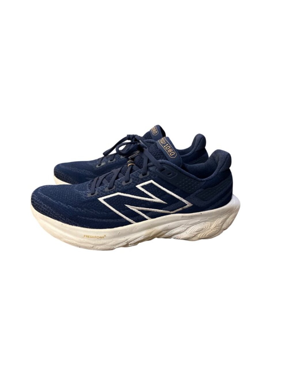 New Balance Fresh Foam 1080 Mens 10 Running Shoes Navy Used M1080P13 - Picture 5 of 13